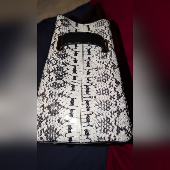 COACH Color Block Exotics Swagger Carryall LI/Black Satchel Black Multi NWT - Picture 9 of 12